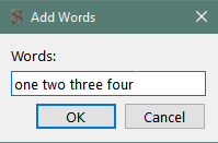 Spellcheck Preferences adding words to a dictionary.