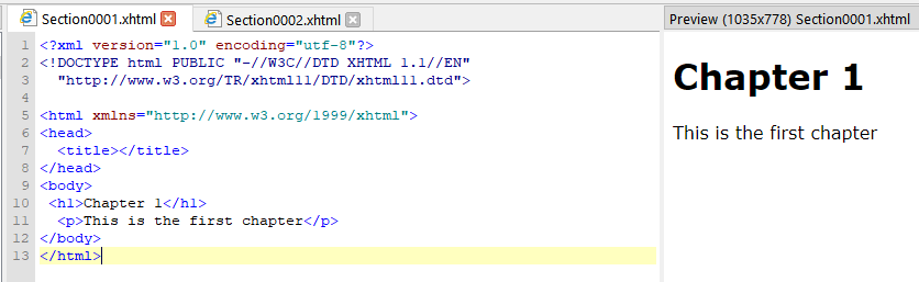 Chapter Splinter In File Splitting and Merging